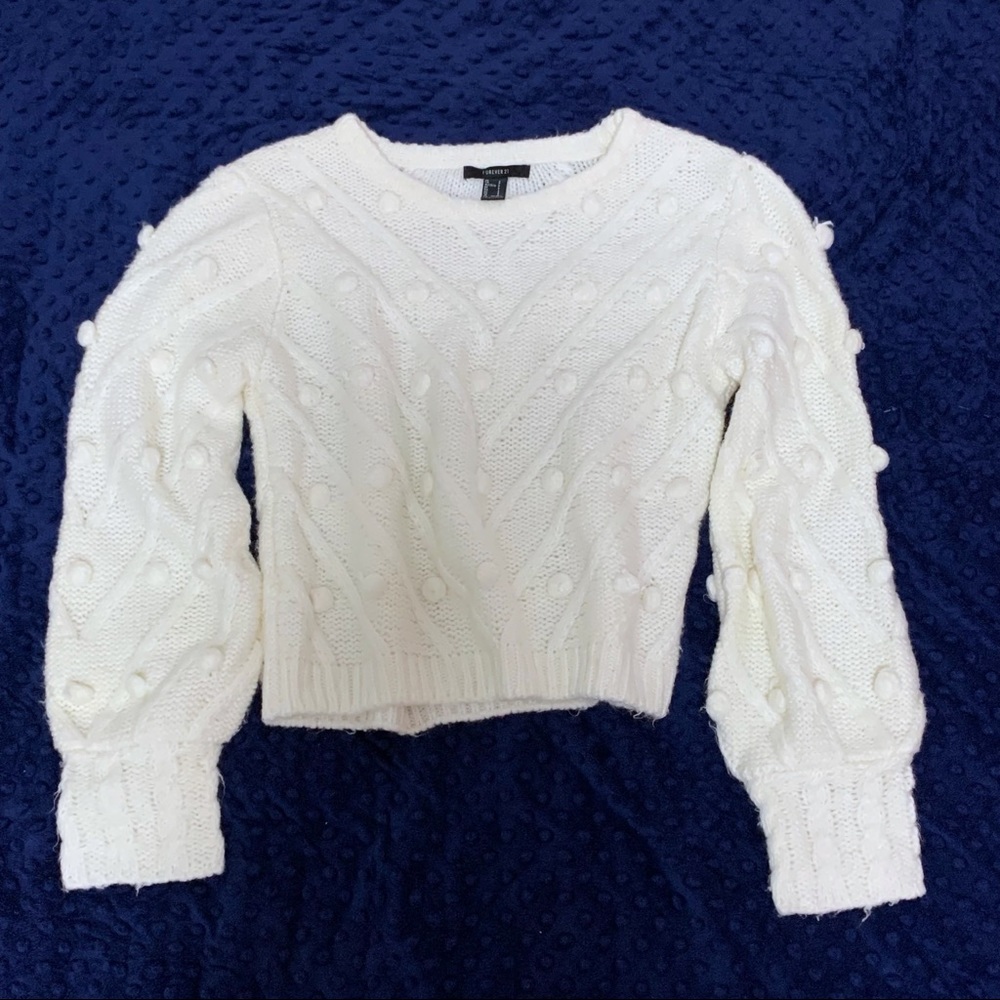 Forever 21 Pom Pom Sweater Top